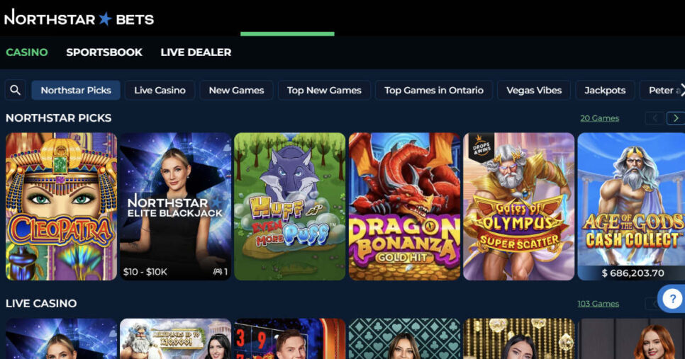 Casino with Ontario license - NorthStarBets