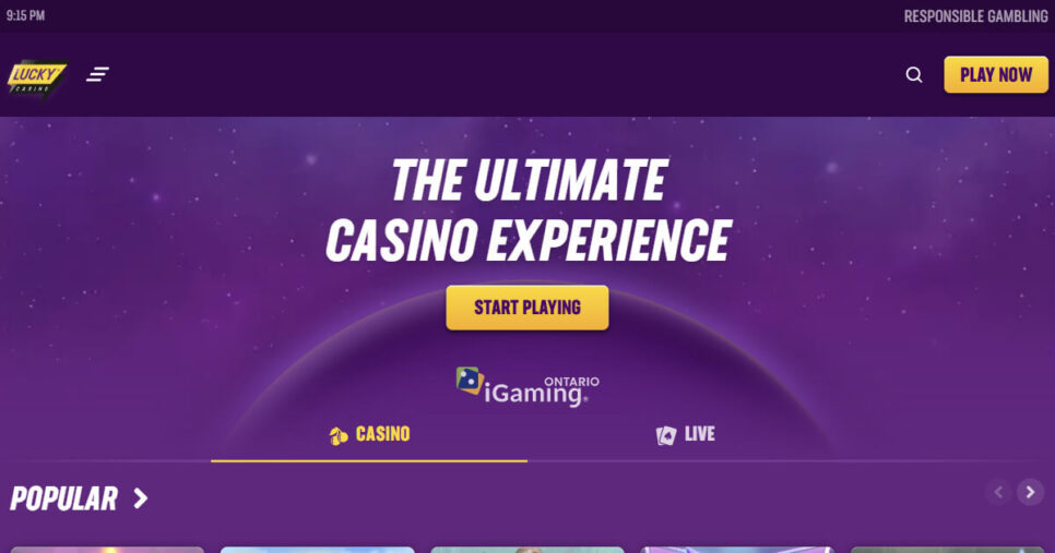 Top online casino Ontario - LuckyCasino